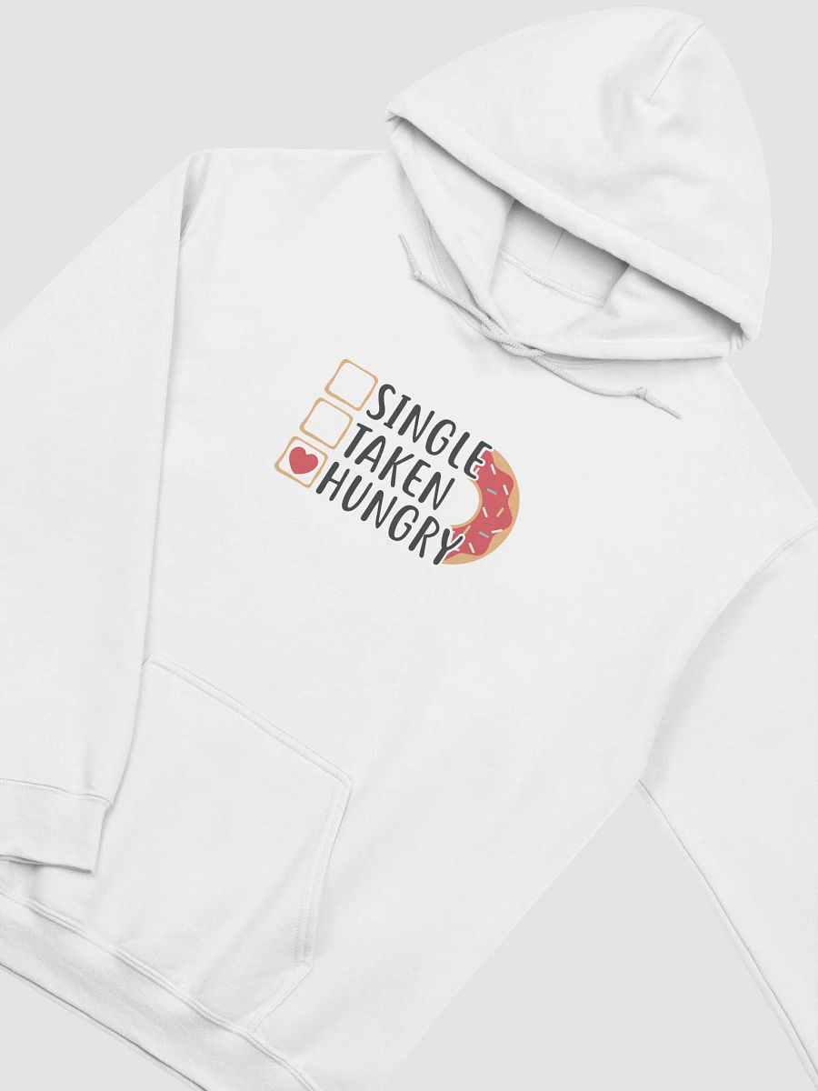 Single. Taken. Hungry. Hoodie – Donut Edition (Light) product image (2)
