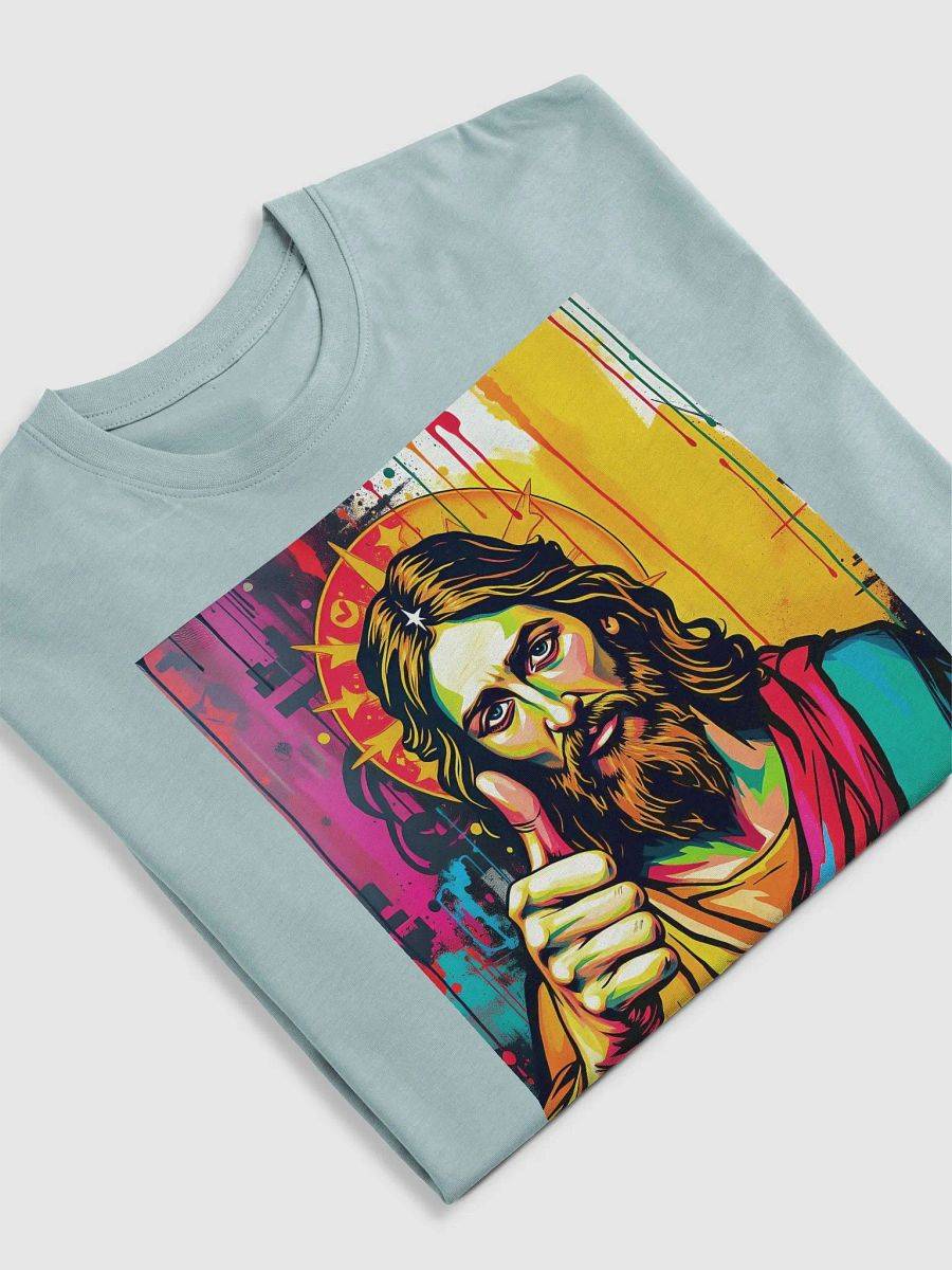 Jesus says it's ok to smoke grass but crack is whack! Supersoft garment dyed tee product image (5)