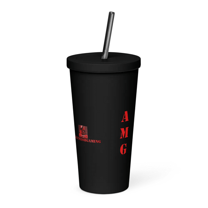 AgentMashGaming Insulated Tumbler with a Straw product image (6)