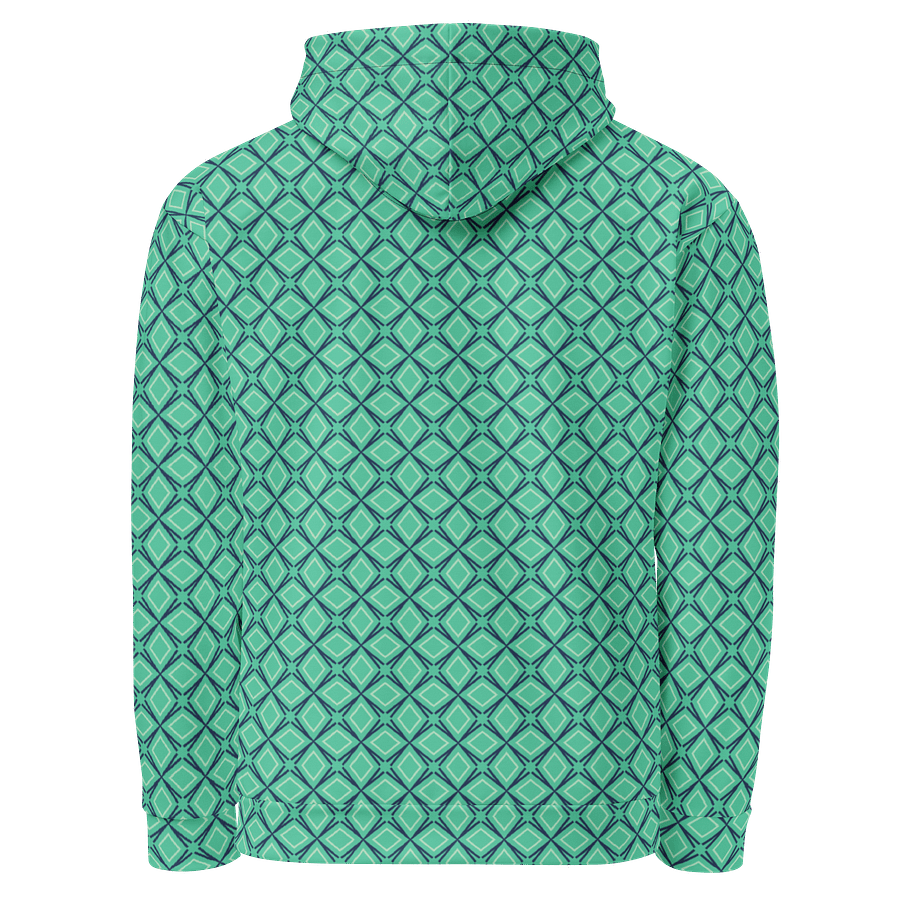 Geometric Illusion Allover Print Hoodie for Men and Women product image (5)