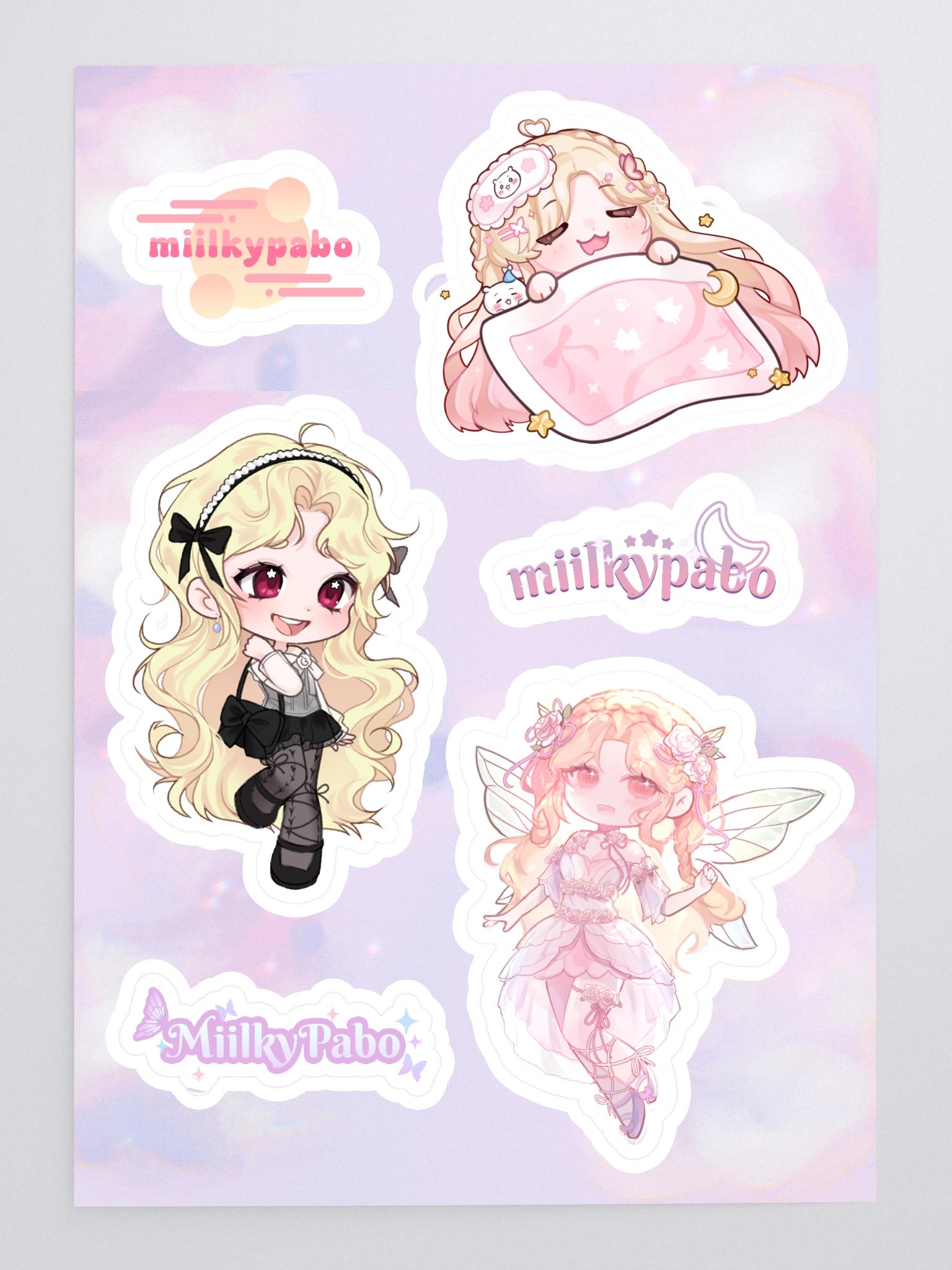 Triple miilkypabo Shake ~ Kiss Cut Sticker Sheet product image (3)