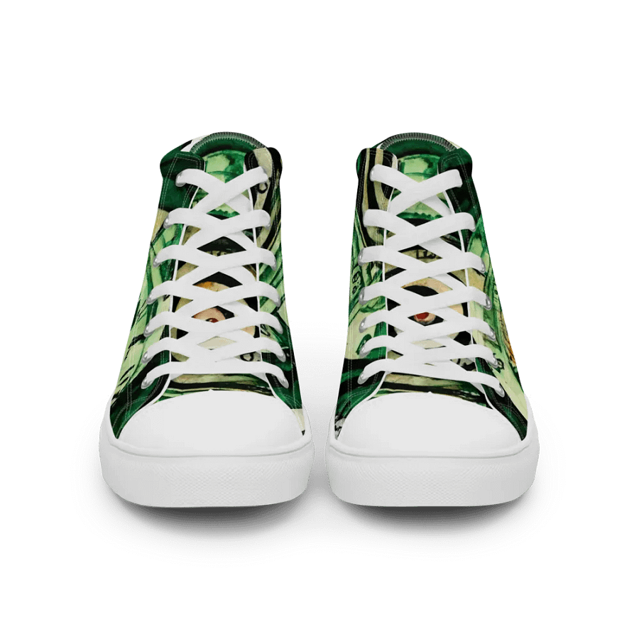 Spiral Clock Women's canvas High Tops product image (3)