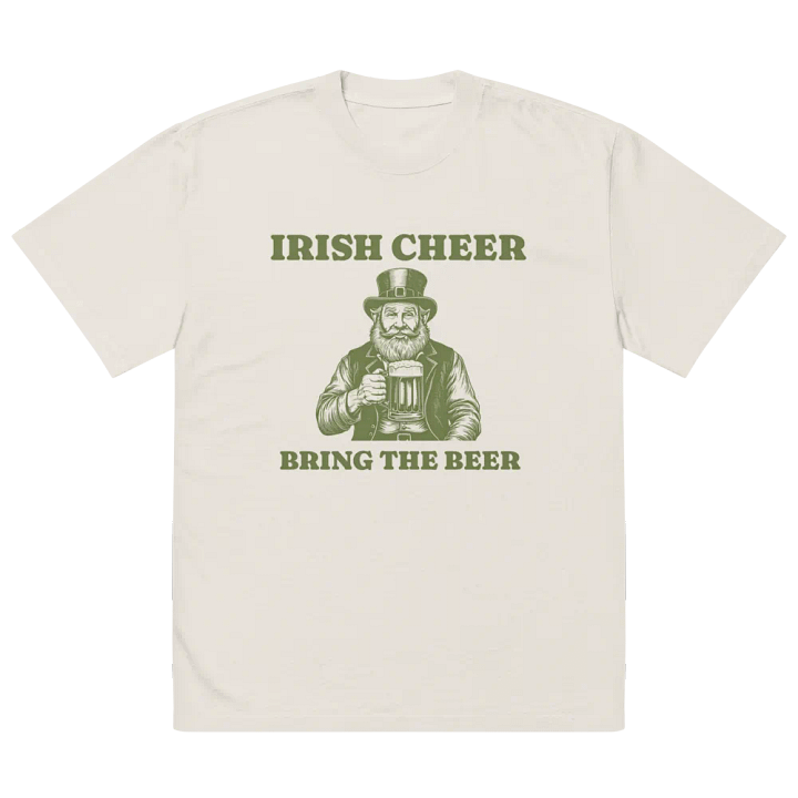 Irish Cheer Oversized Faded T-Shirt product image (14)