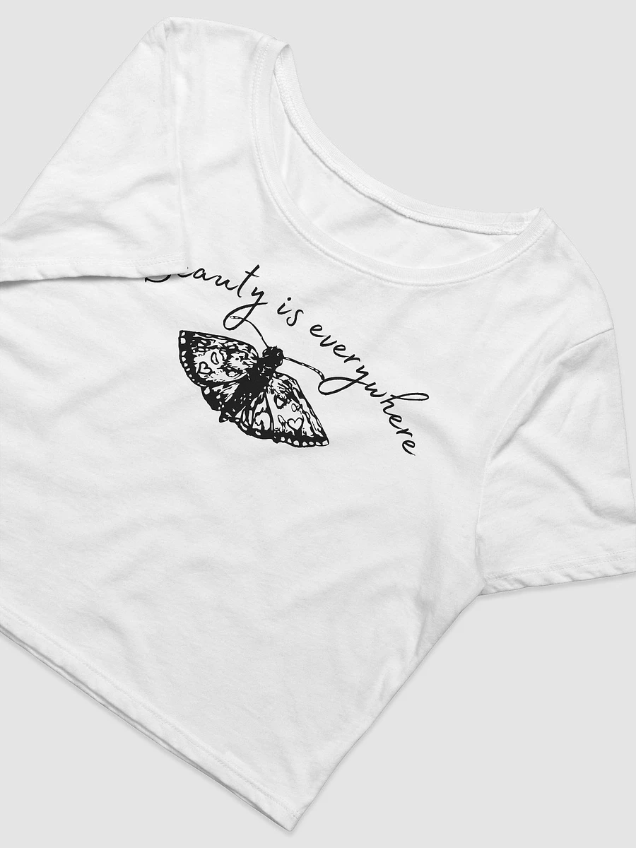 Moth with Heart Crop Top: Beauty is Everywhere product image (2)