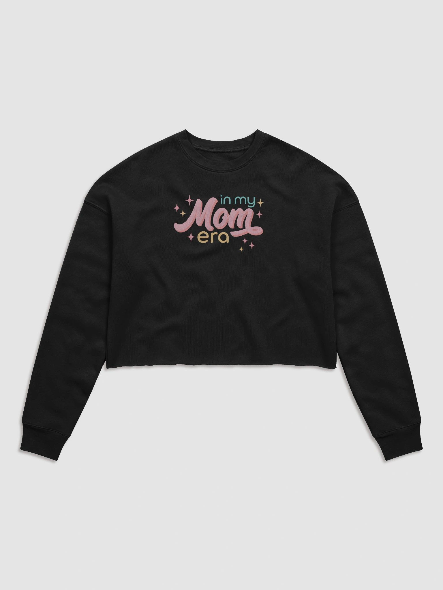 In My Mom Era Crop Top – Fun & Trendy Retro Shirt for Confident Moms product image (1)