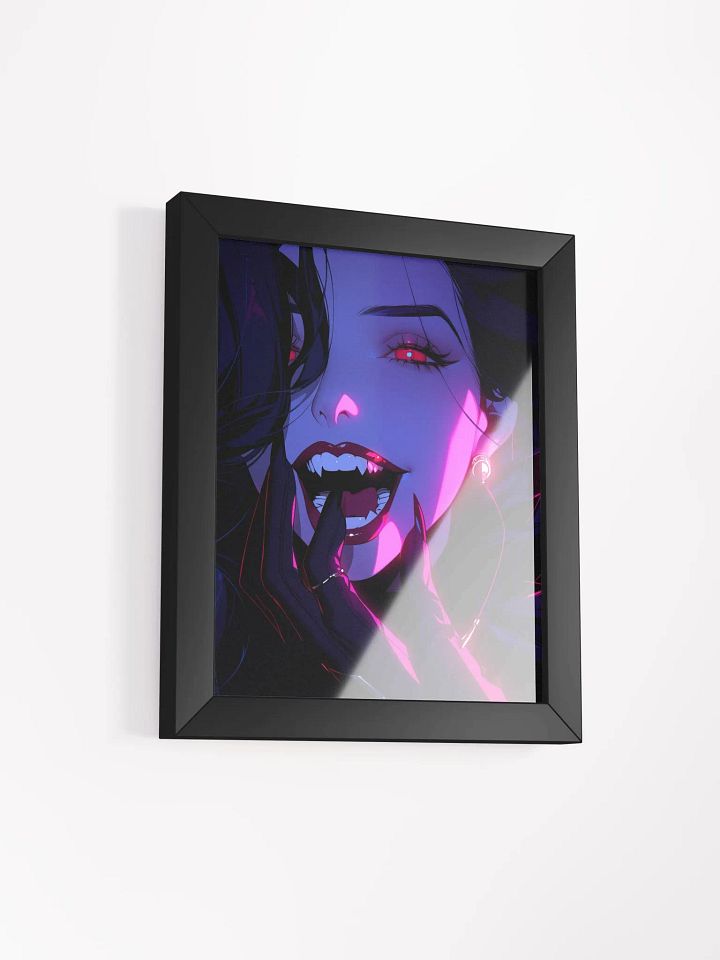 Framed Neon Vibrant Vamp Poster product image (16)
