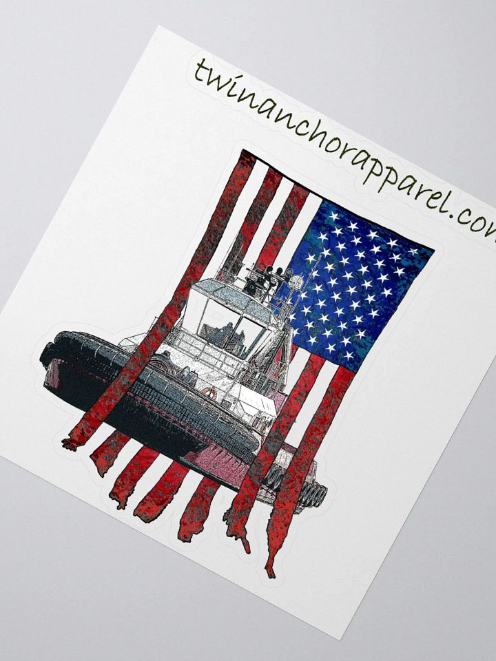 Athena Tug CE Flage Kiss Cut Stickers product image (2)