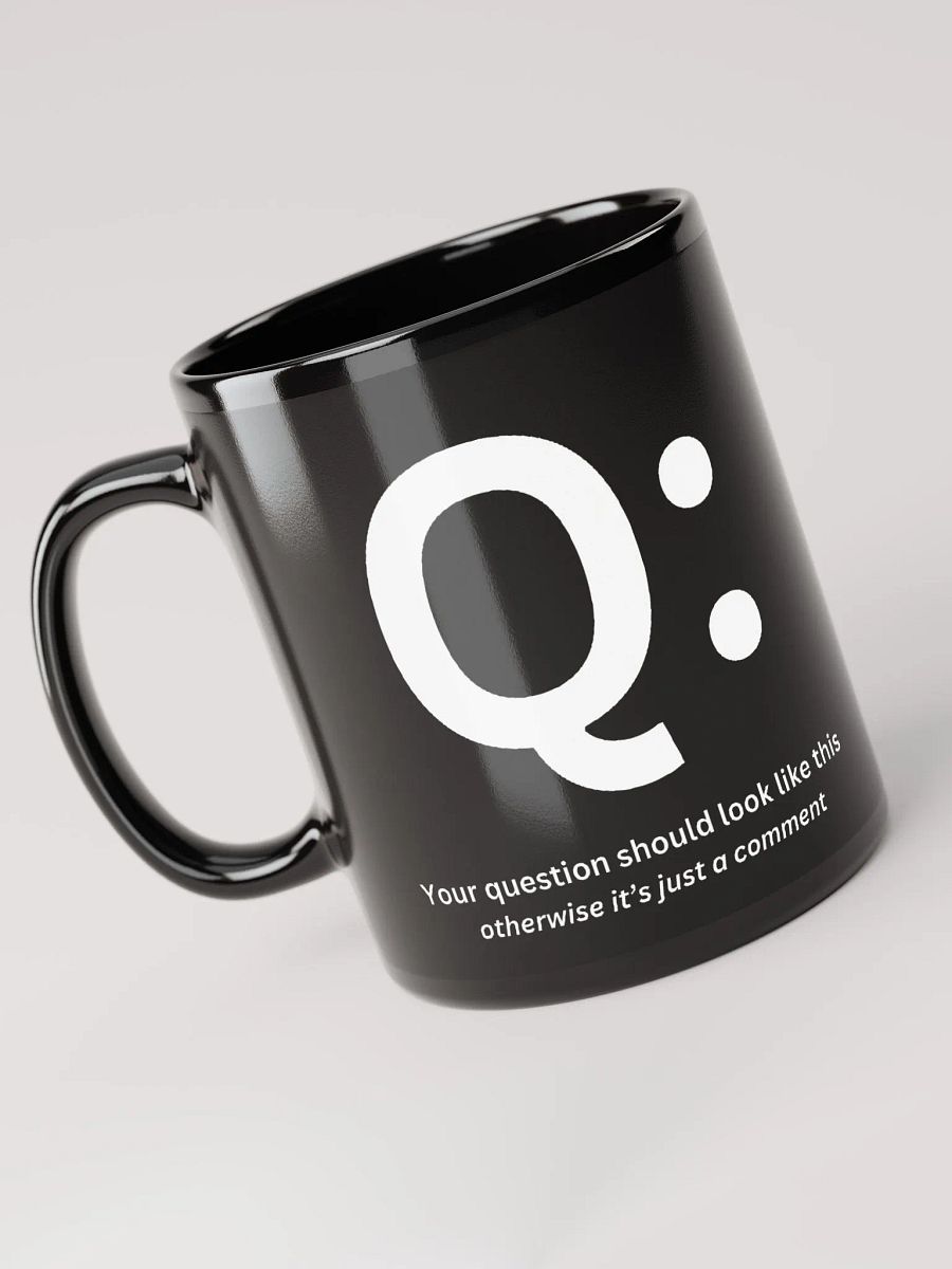Black Mr. Moderator Ceramic Mug for Lefties product image (3)