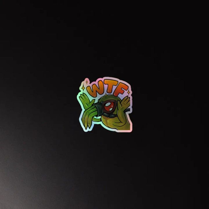 WTF - Sticker Olografico product image (2)