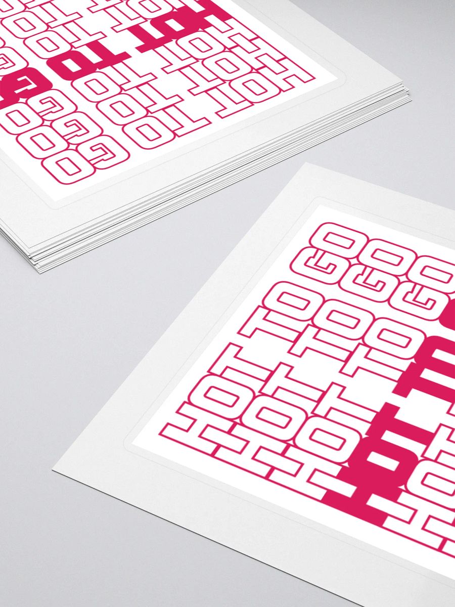 HOT TO GO Sticker product image (5)