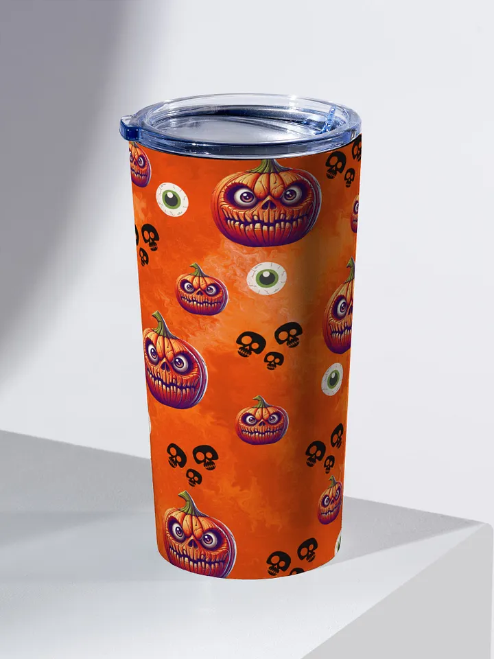 Spooky Pumpkin Halloween 20oz Stainless Steel Tumbler product image (2)