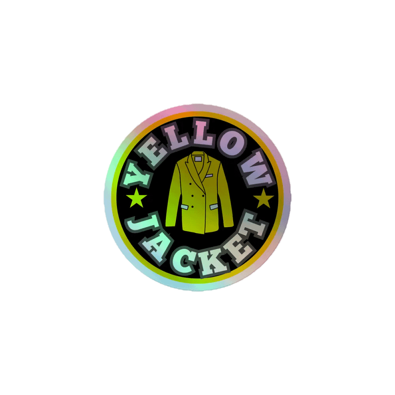 Sticker - YellowJacket Circle (HOLOGRAPH)