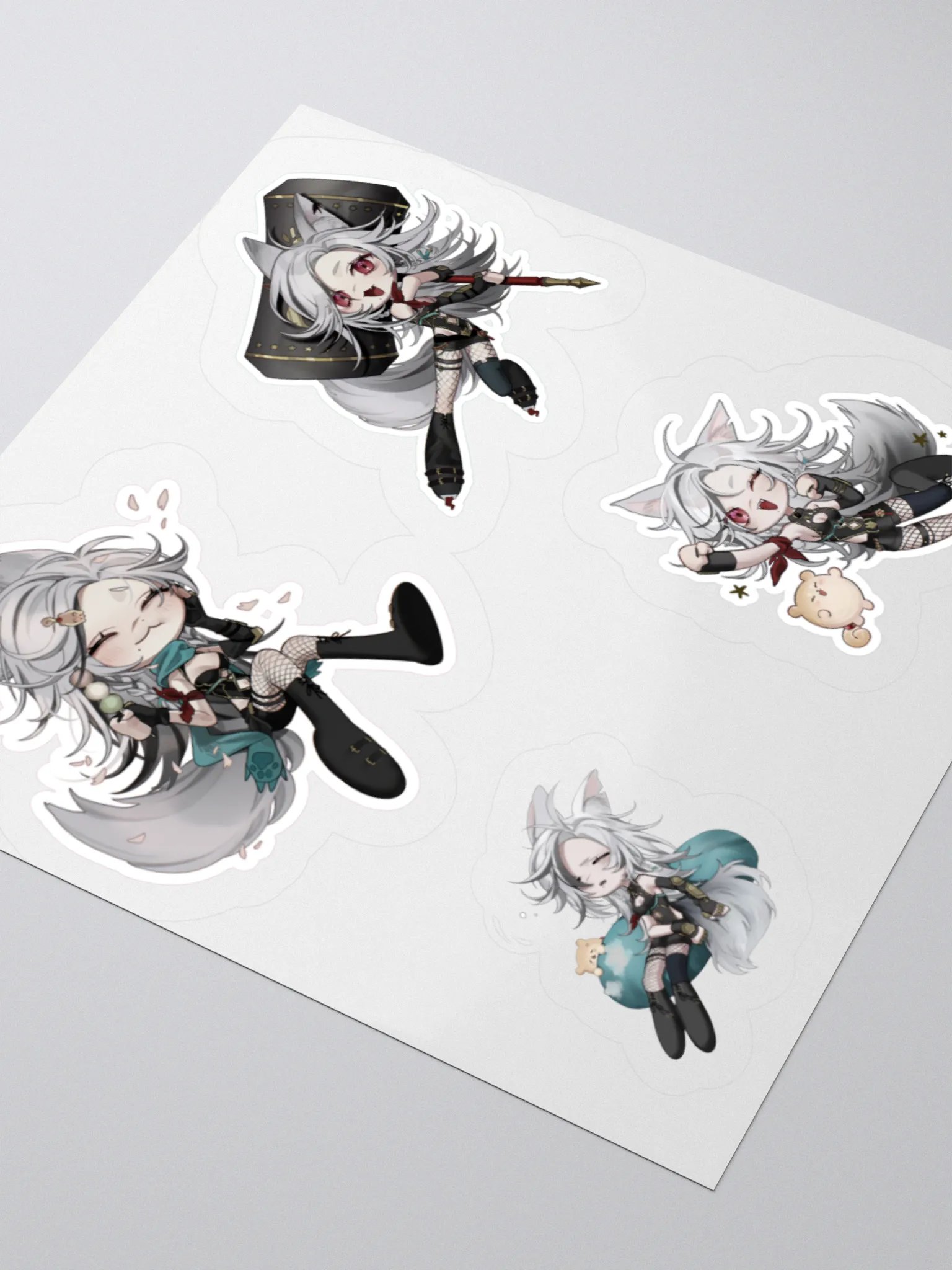 Mischievous Paws Fantasy Kiss Cut Stickers product image (9)