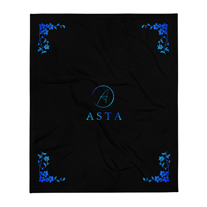 Asta Throw Blanket in black product image (1)