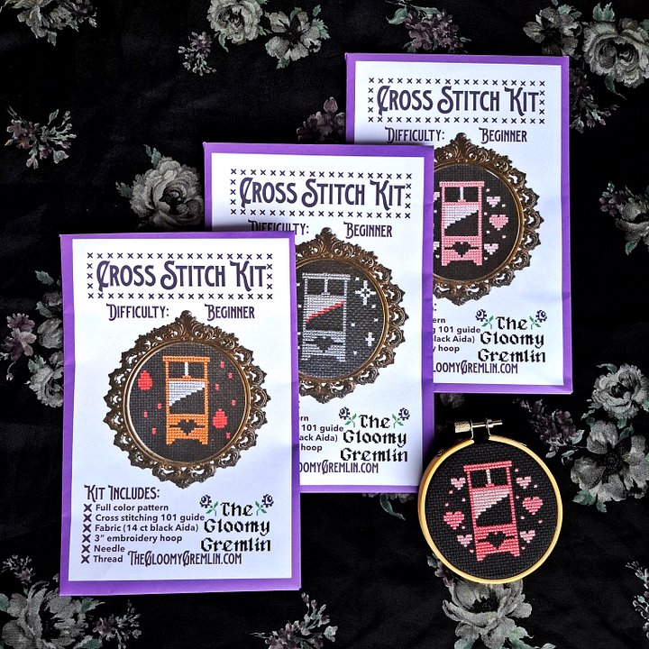 Guillotine - Cross Stitch Kit product image (1)