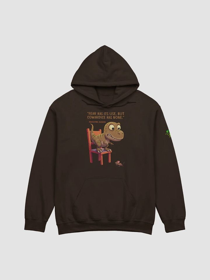 Mohatma Gandhi Motivational Quote - Dino Fear Hoodie product image (28)