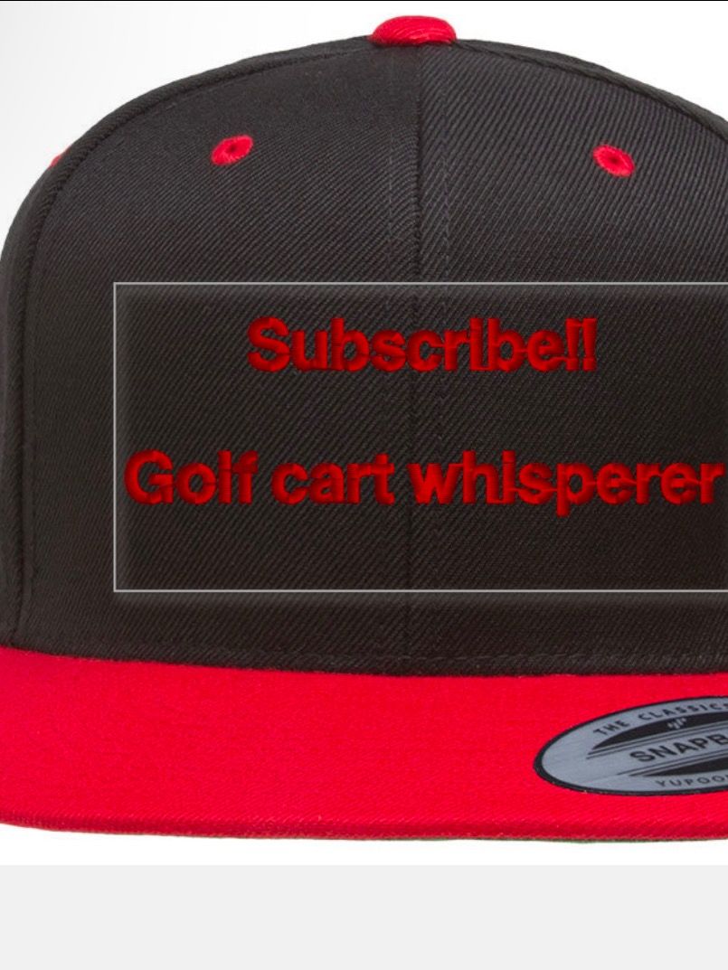 Custom golf cart whisperer embroidered hat product image (5)