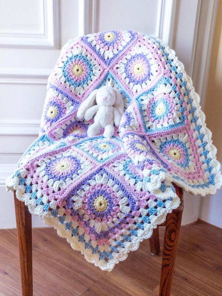 Crochet Pattern: Paisley Baby Blanket product image (1)