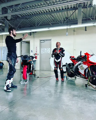 Busy day at the track