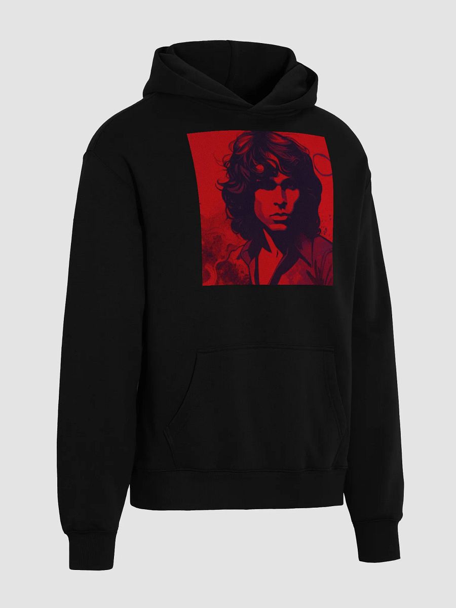 Jim Morrison Dark Red Hoodie | Retro Digital Art | The Doors | The American Poet product image (4)