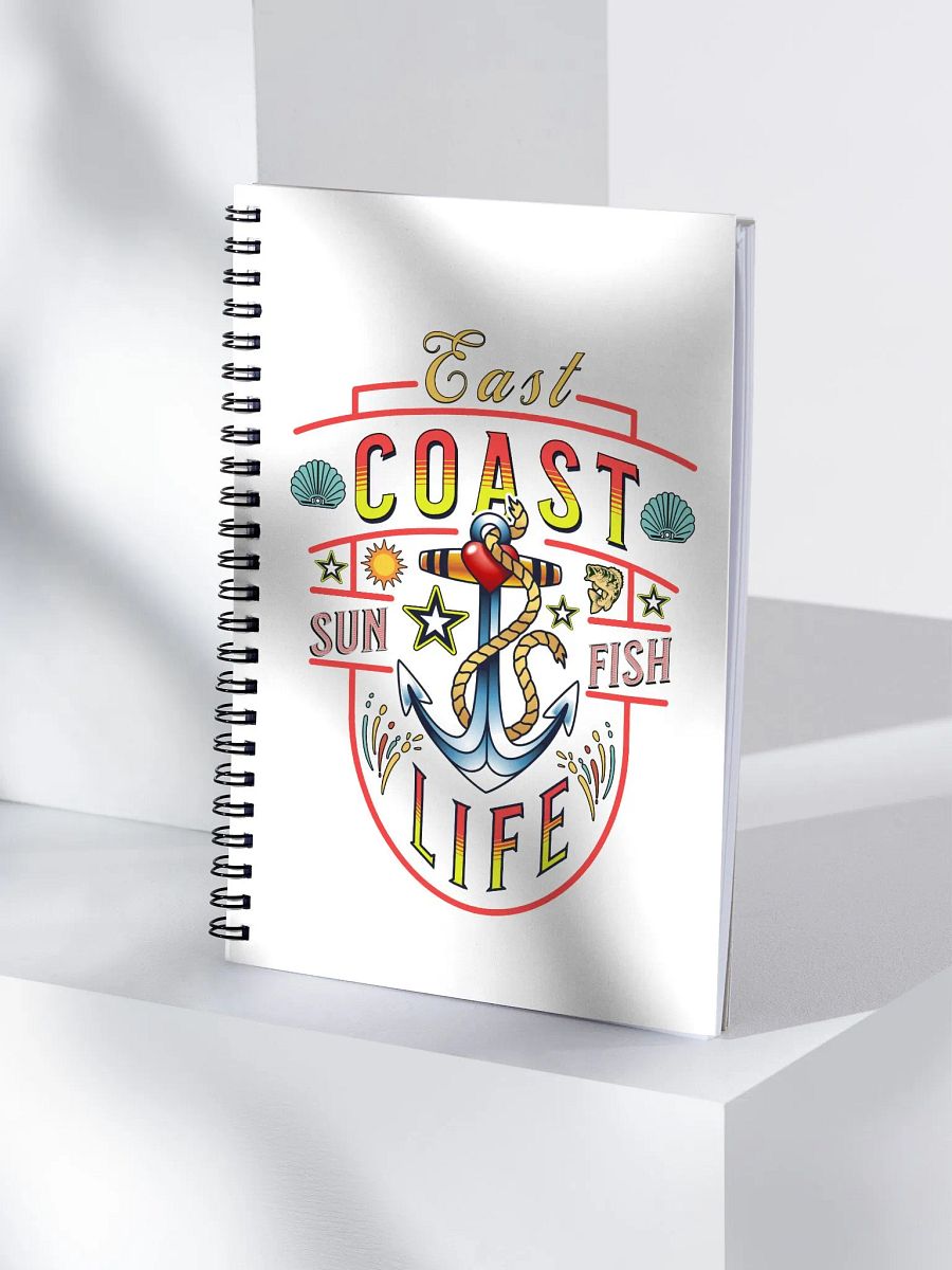East Coast Life Sun Fish Spiral Notebook product image (3)
