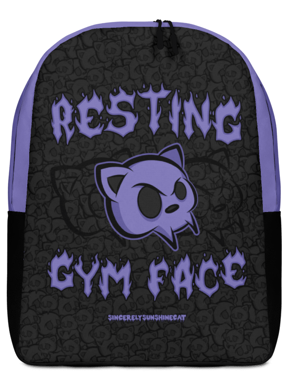 Resting Gym Face Backpack product image (1)