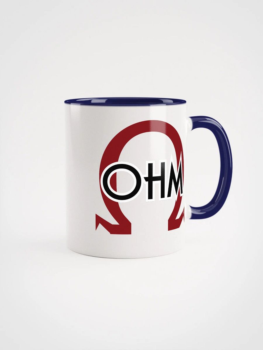 White Mug - with Blue product image (1)