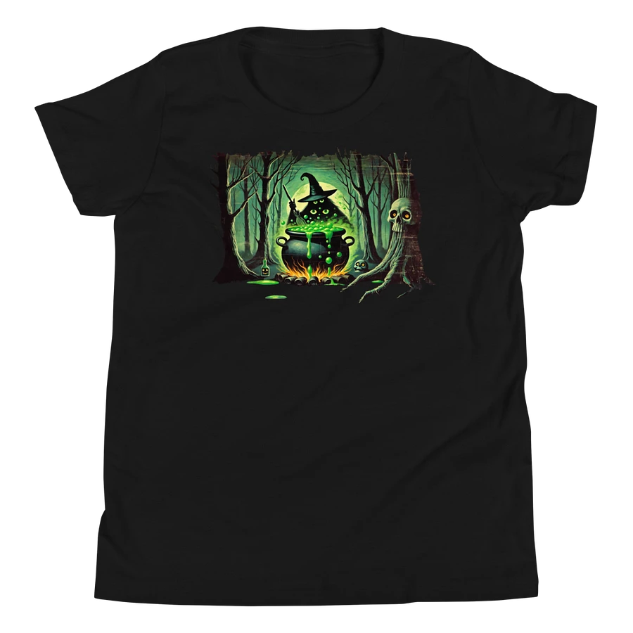 Cauldron Monster Stirring Witch's Brew Youth T-Shirt product image (1)