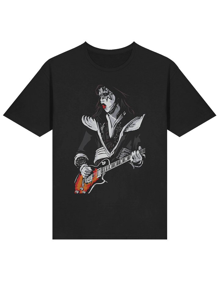 KISS – Gene Simmons (The Demon) – Stagefire Shred – Gildan Softstyle T-Shirt product image (2)