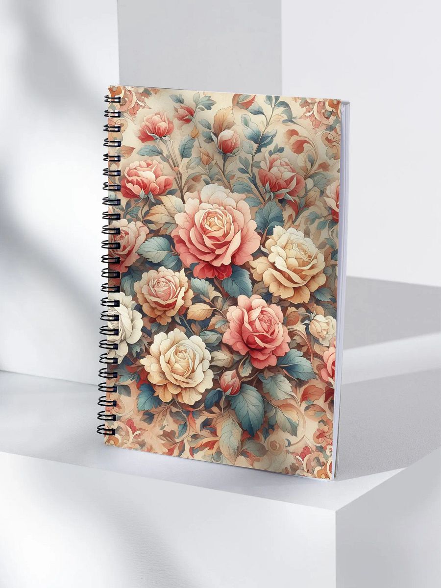 Royal Floral Spiral Notebook product image (4)