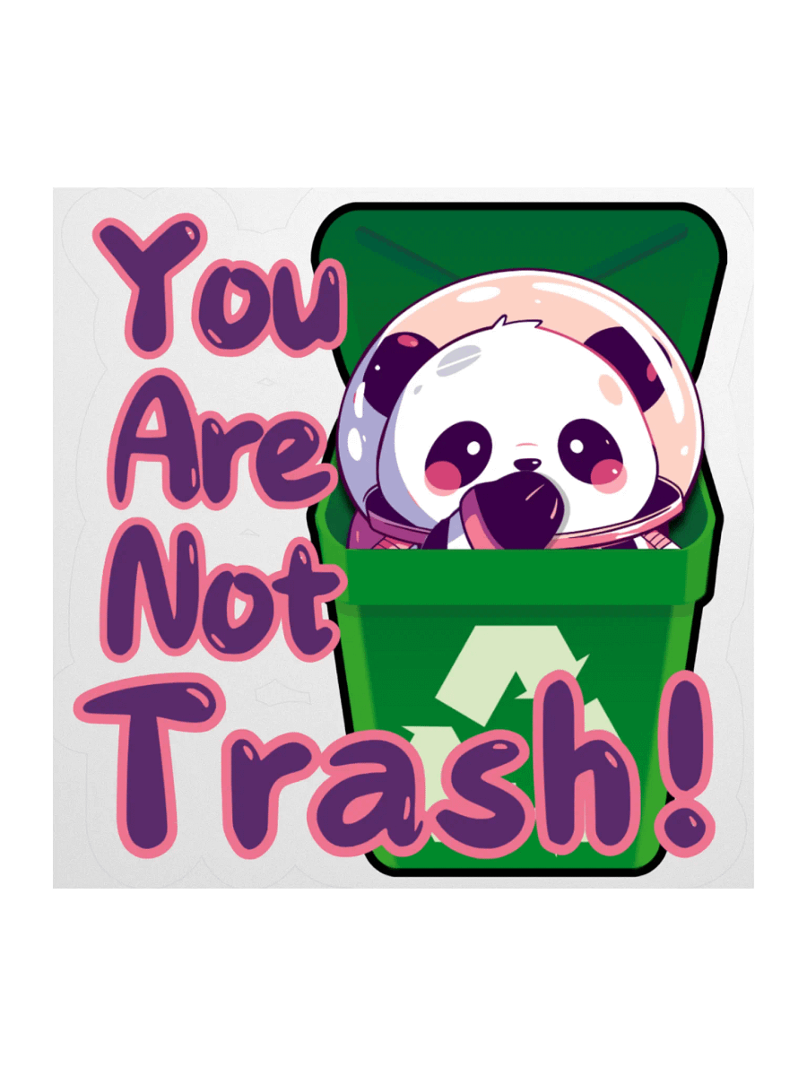 Not Trash Sticker product image (4)