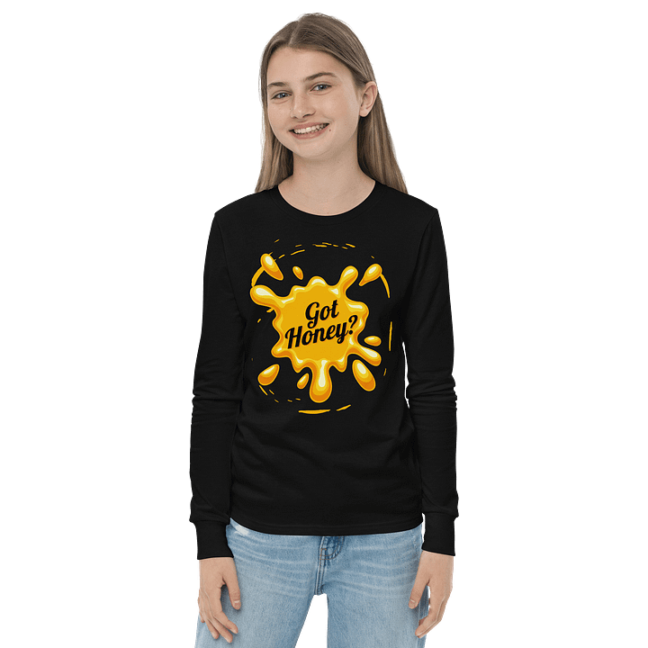 Got Honey Youth Long Sleeve T-Shirt product image (10)
