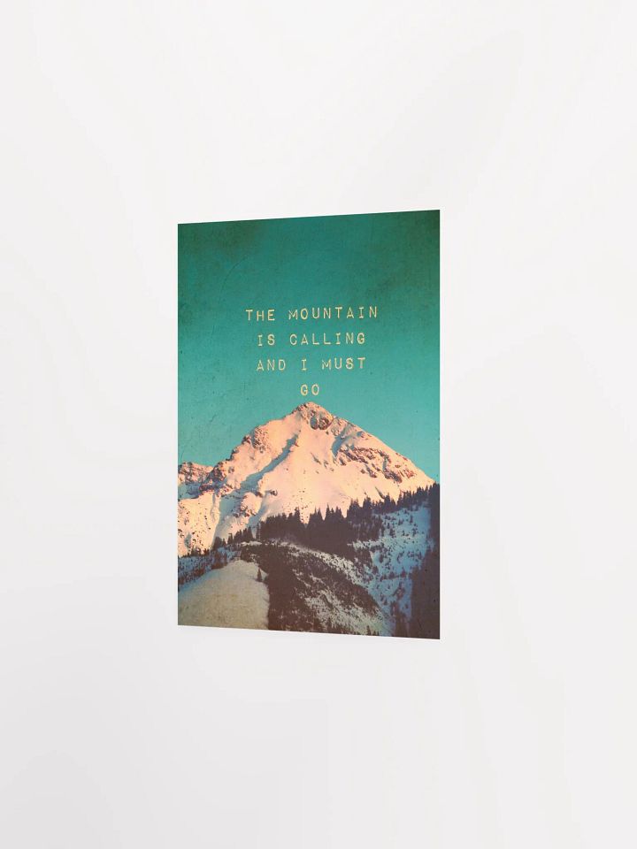 Mountain Calling Matte Poster product image (19)