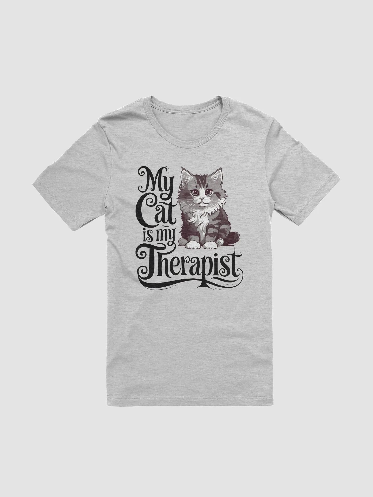 My Cat is My Therapist T-shirt product image (13)