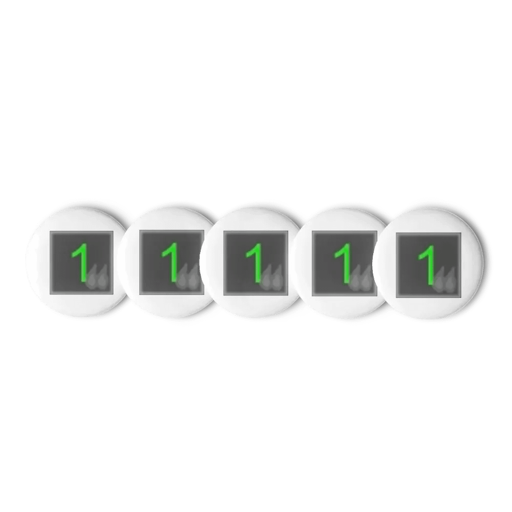 The Not Enough Ones Button Set - Light Mode product image (11)