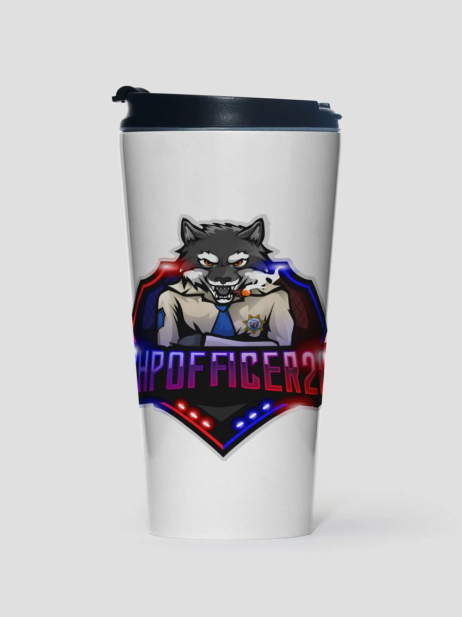 Wolf in Blue: CHPOFFICER20 Stainless Steel Travel Mug product image (1)
