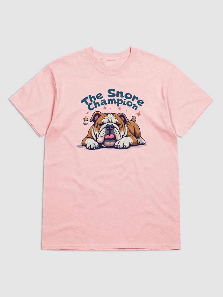 Bulldog: The Snore Champion - A Must-Have T-Shirt for Dog Lovers! product image (1)