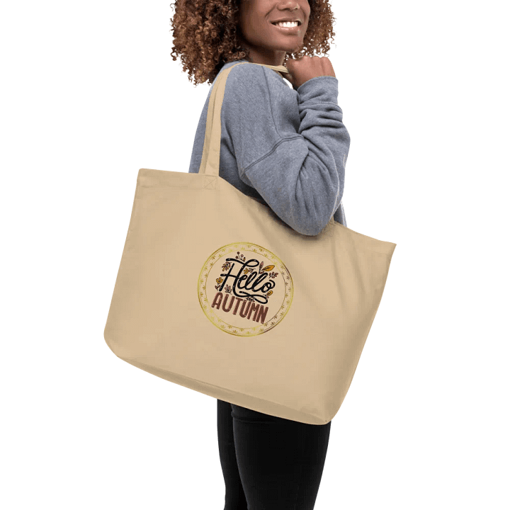 Hello Autumn Twill Tote product image (1)