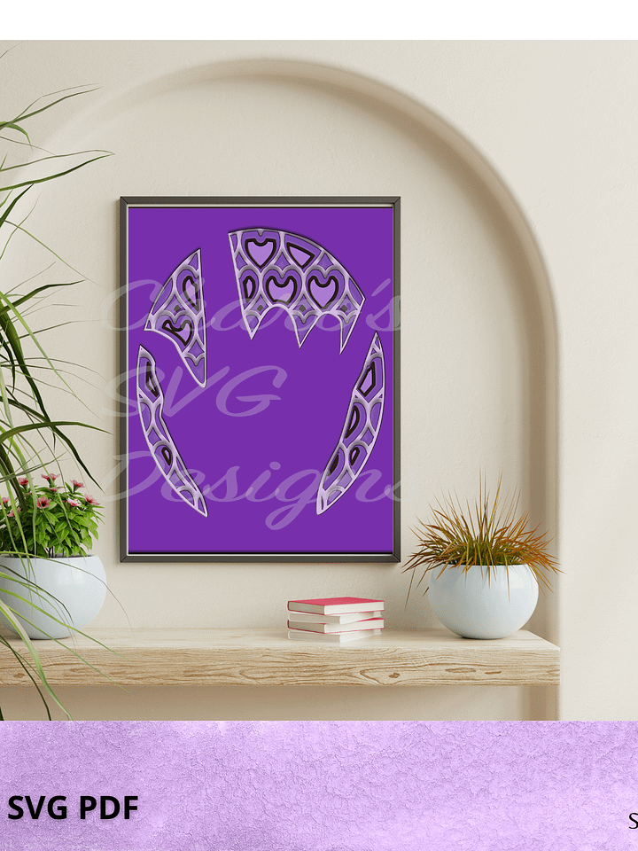 3D 5-Layer 'I Love You' in ASL SVG product image (1)
