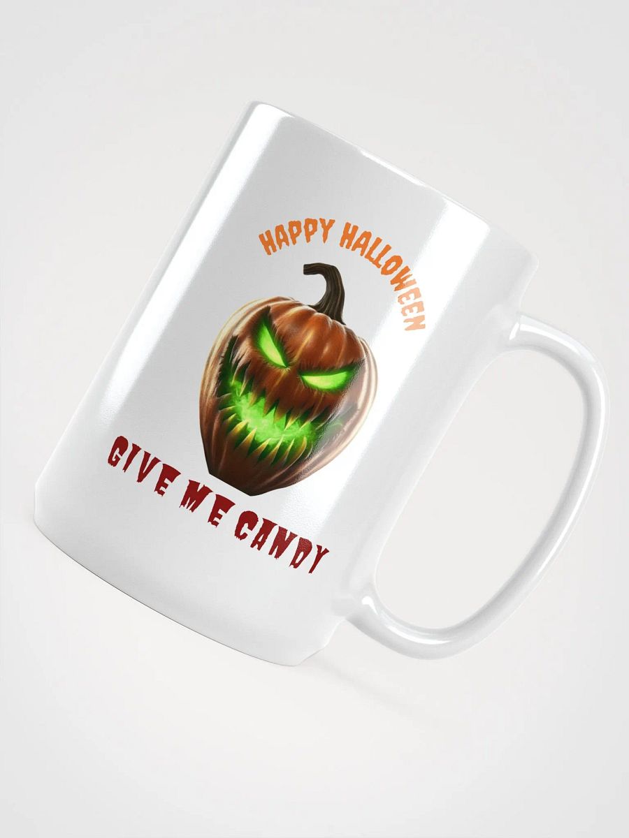 Happy halloween Give Me Candy white mug product image (4)