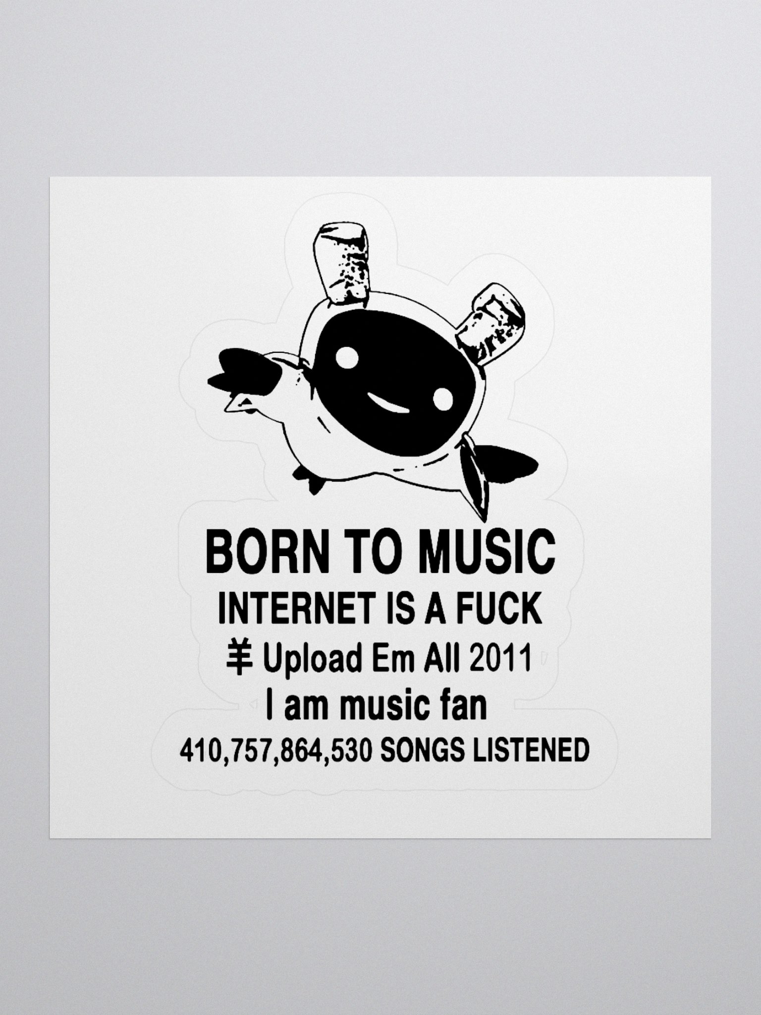 Born To Music Sticker product image (1)