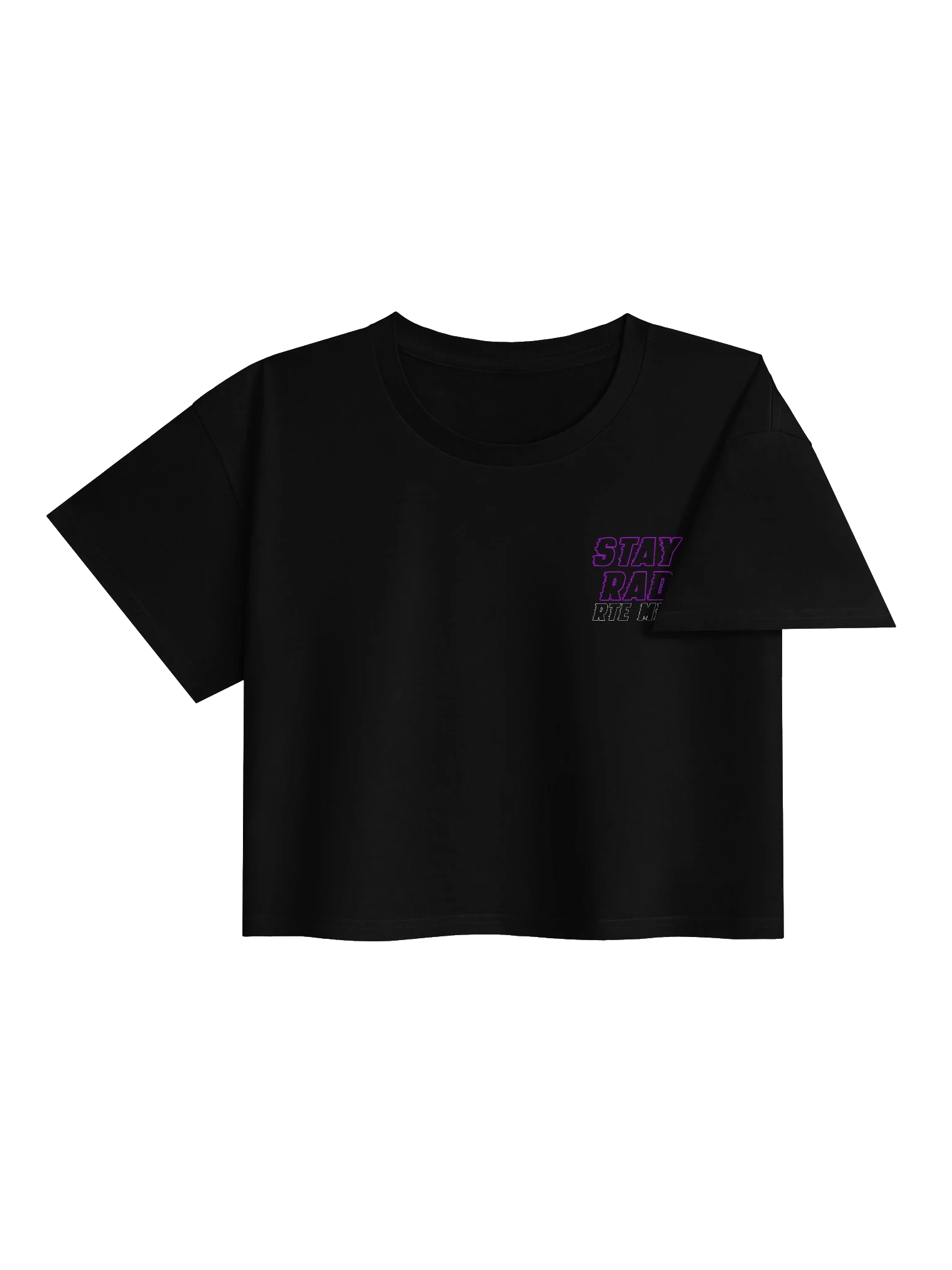 STAY RAD PURPLE CROP TOP product image (4)