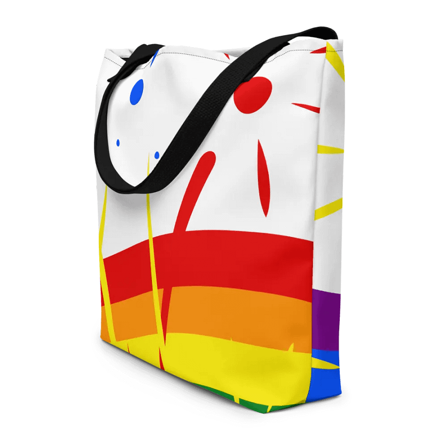 Rainbow Splash Tote with Pocket Inside product image (12)