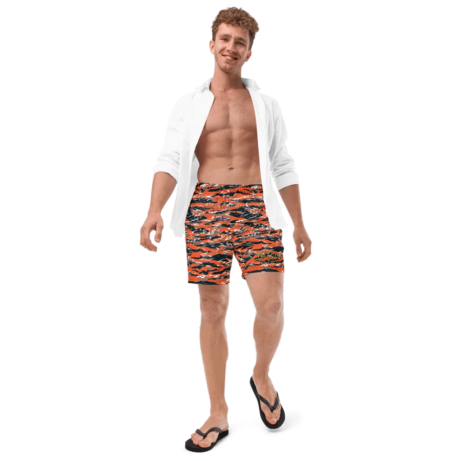 Tiger Camo Swim Trunks product image (11)
