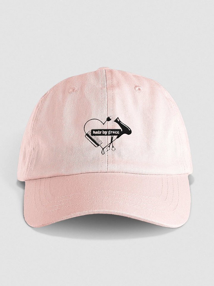 embroidered pastel pink hat product image (1)