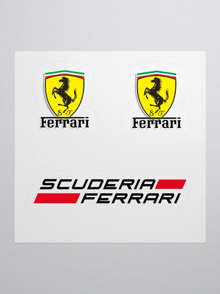 Ferrari Logo Sticker Set product image (2)