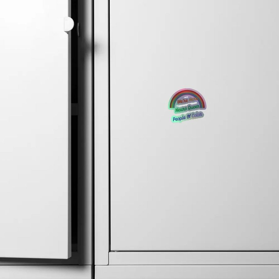 Neuroqueer POC Sticker - Stickin it to the norm product image (4)