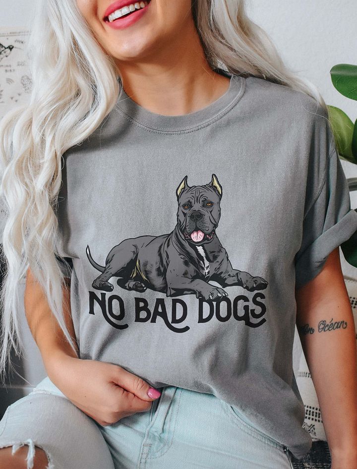No Bad Dogs T-Shirt of a Cane Corso | Funny T-Shirt for Cane Corso Paw-rents product image (11)