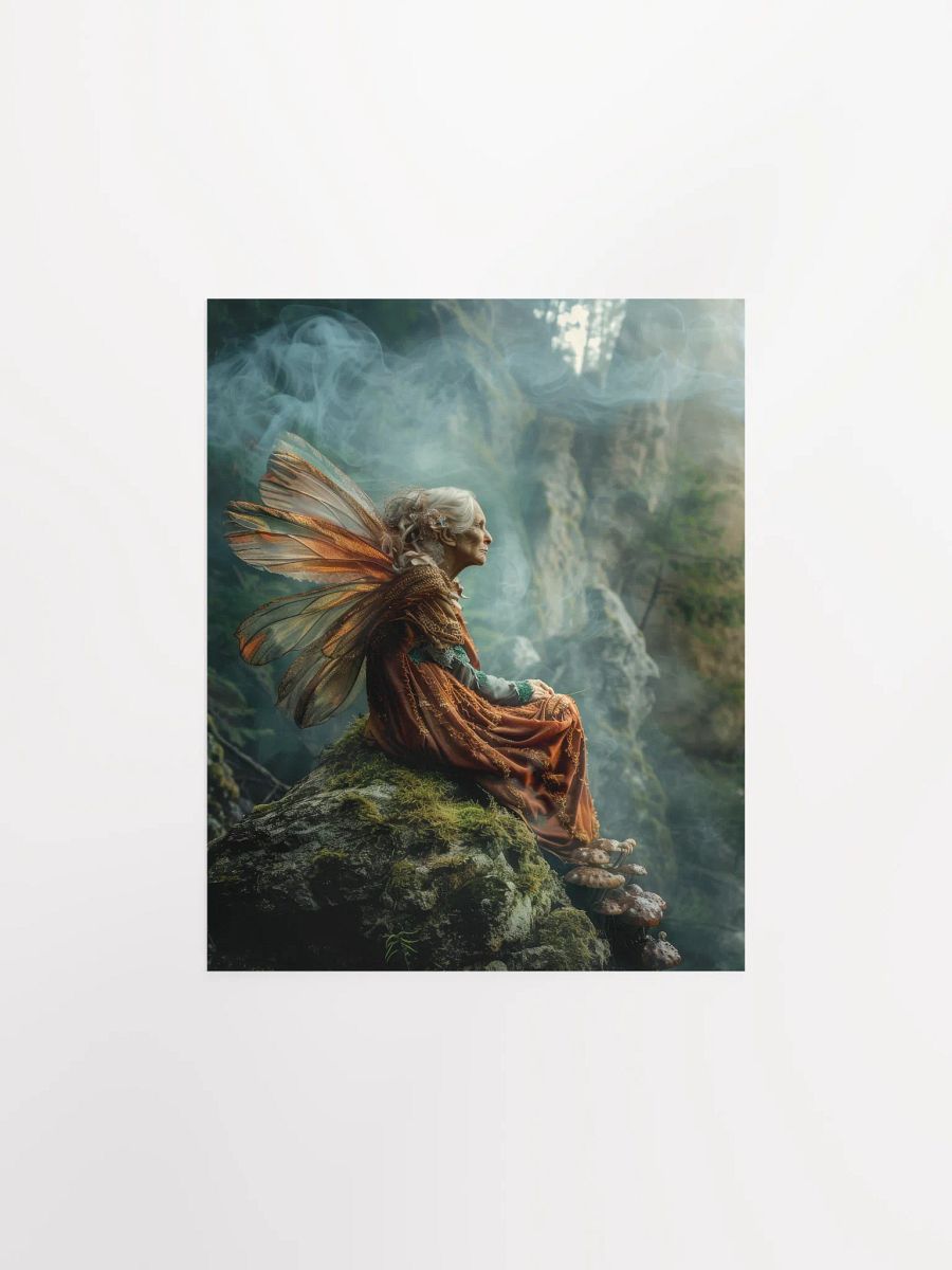 Elder fairy on a rock - Poster product image (4)