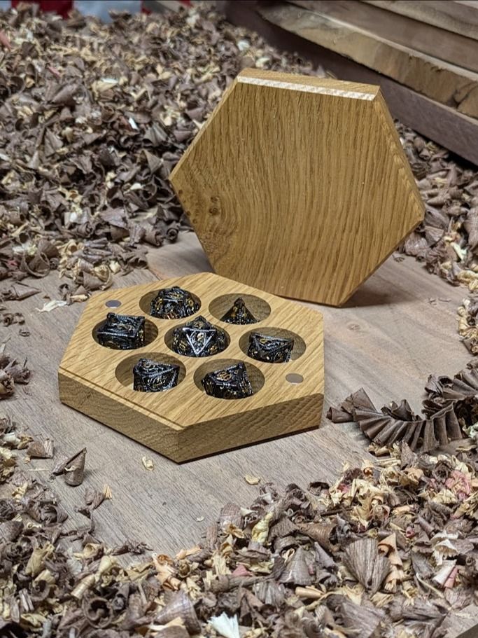 Magnetic Hexagonal Dice Vault product image (2)